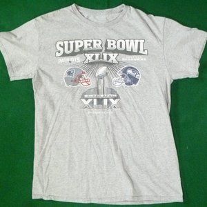 Seattle Seahawks Arizona Patriots Super Bowl XLIX 49 Short Sleeve Small T-Shirt